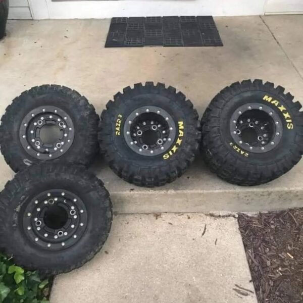 Hiper CF1 Carbon Fiber Beadlock Wheels with Kenda Front and Rzr Rear Tires