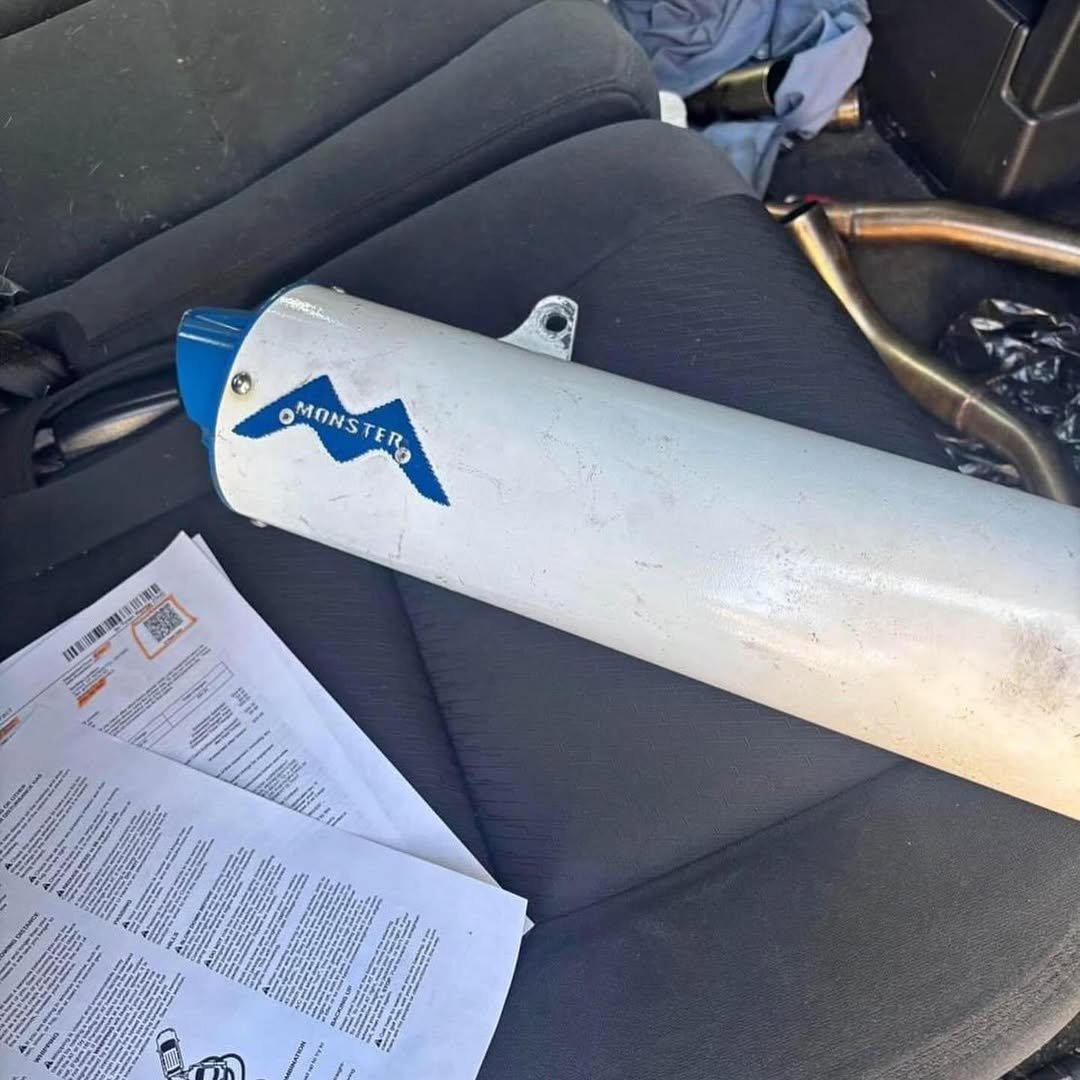 Yamaha Raptor 700 Monster Exhaust Slip-On - Image 2