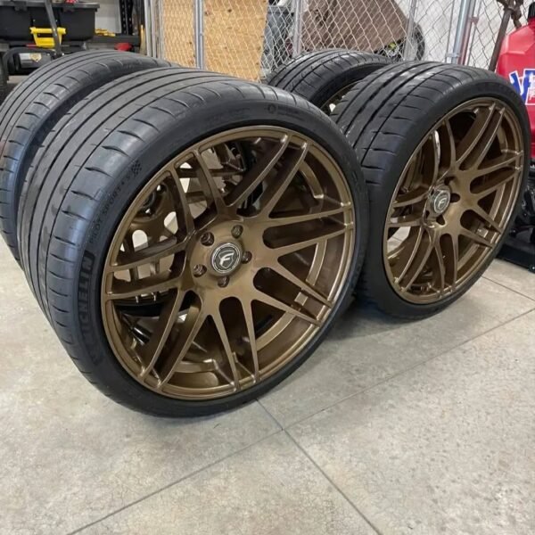S550 Ford Mustang Custom Bronze Wheels Set