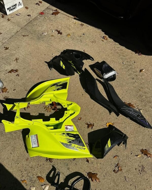 2021 Yamaha YFZ450R Used OEM Parts Bundle with Aftermarket Grab Bar and ProTaper Fatty Bars