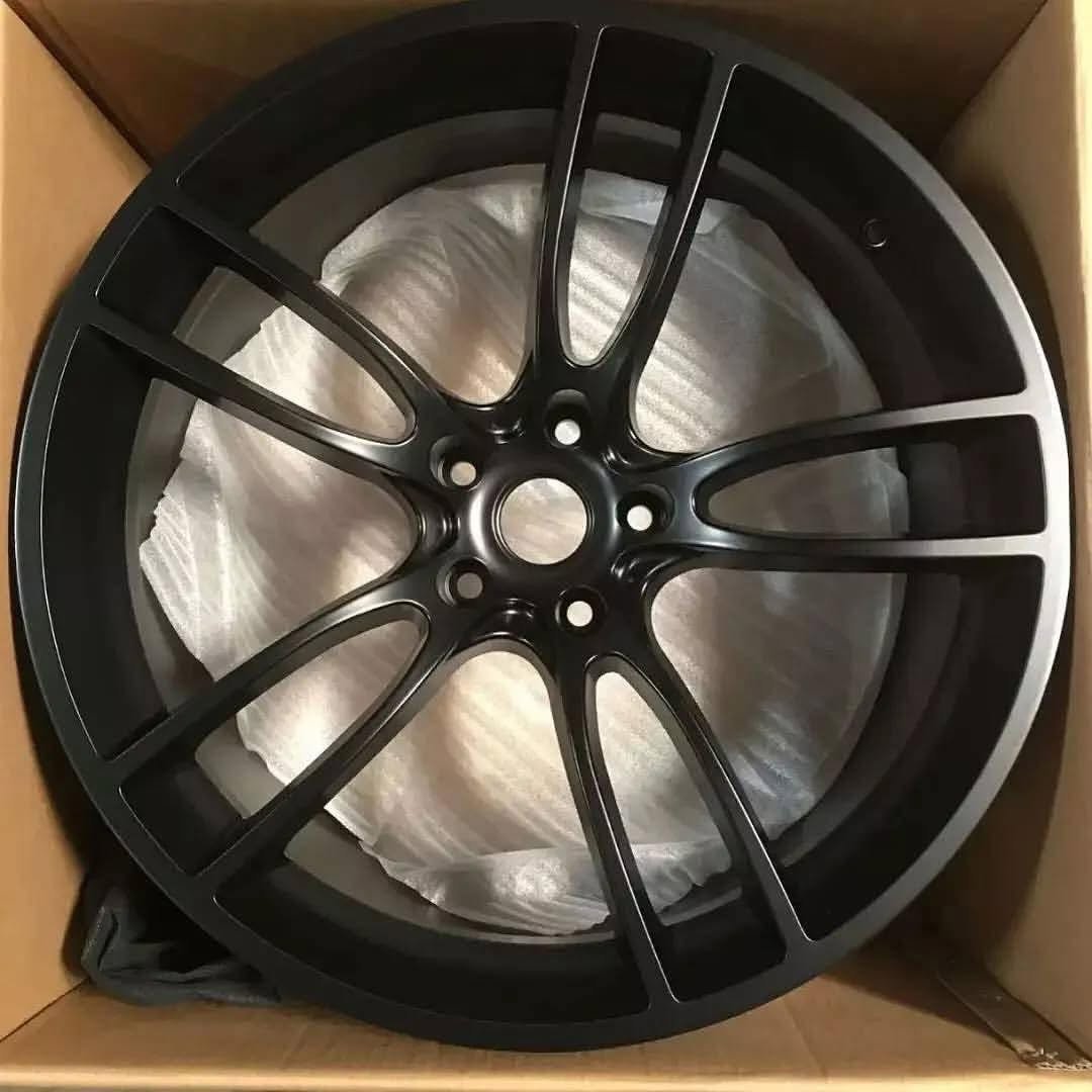 Ford Mustang 19x10/19x11 Matte Black Replica Wheels Set - Image 4