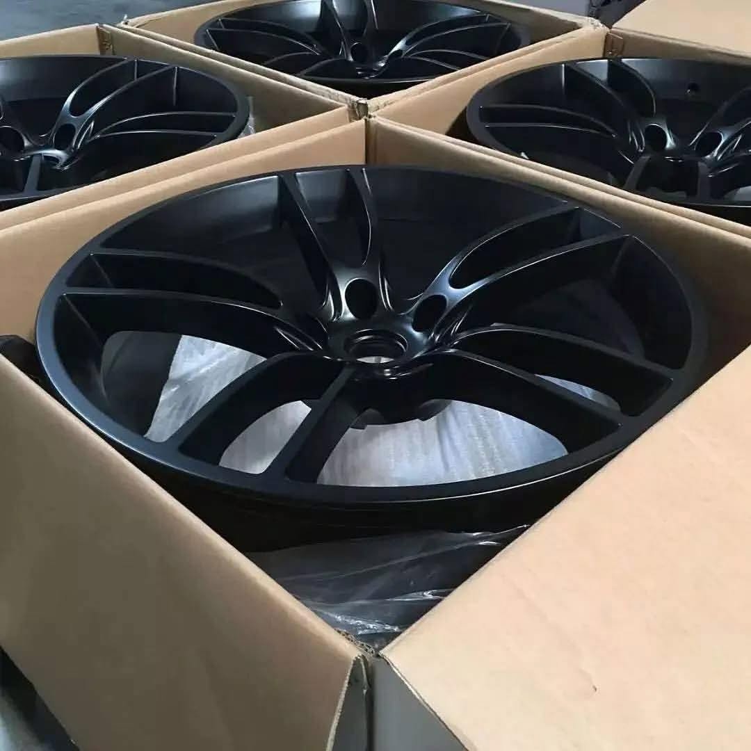 Ford Mustang 19x10/19x11 Matte Black Replica Wheels Set - Image 2