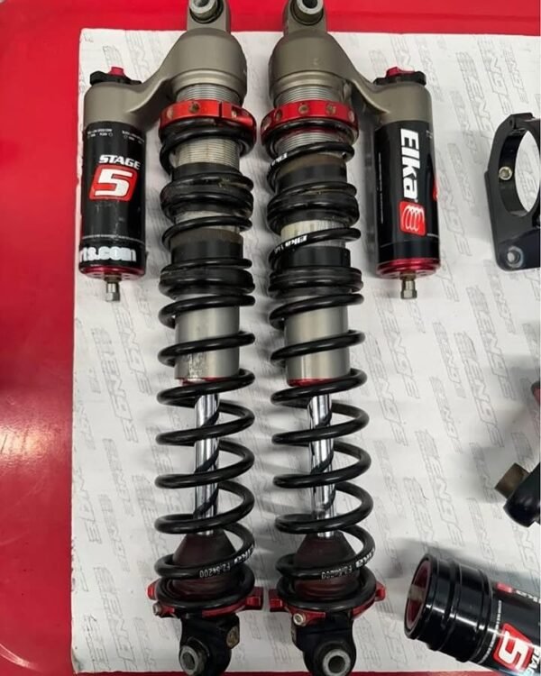 Elka Stage 5 Long Travel Shocks Full Set for Yamaha Raptor 700 / YFZ450R - Tuned for 110 lb Rider