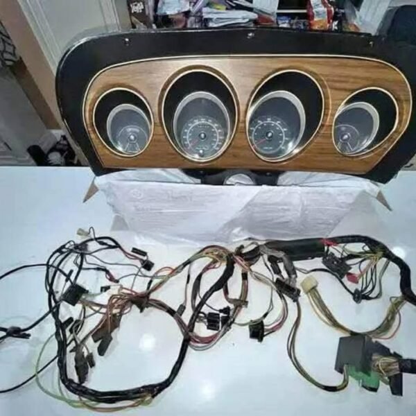 Ford Mustang Used Deluxe Wood Grain Tach Dash Gauge Cluster