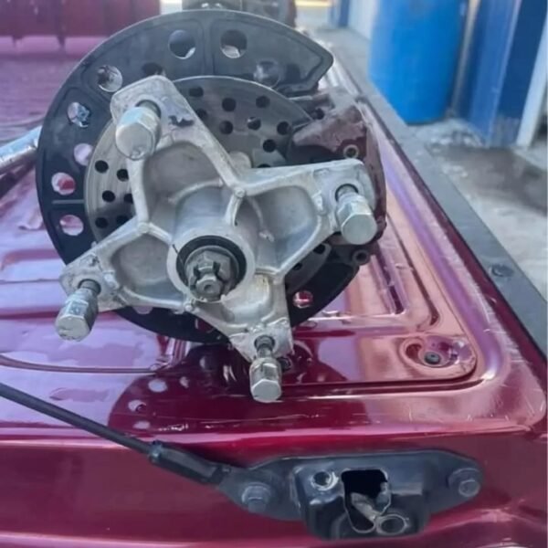 Yamaha YFZ450 Front Tie Rods and Hubs Kit with Steel Braided Brake Lines (2004-2009 Carb Models)