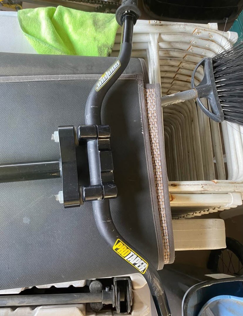 Fireball Racing +1 Stem with ProTaper Contour Bars and ODI Grips for Yamaha YFZ 2004-2008 - Image 3