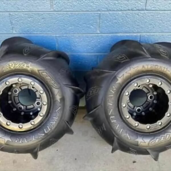 Hypertech Carbon Fiber Headlocks for Yamaha Raptor 700 with ITP Dune Paddles