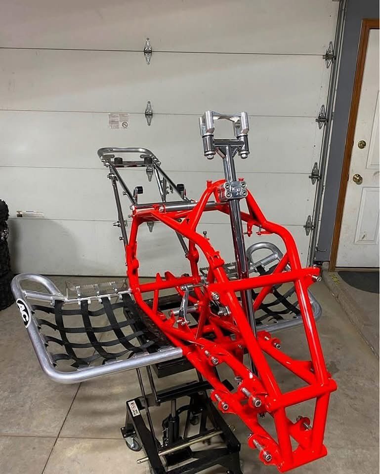 Yamaha Raptor 660 Frame and Nerf Bars