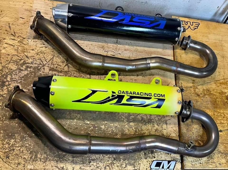 DASA Exhaust System for Yamaha Raptor 700