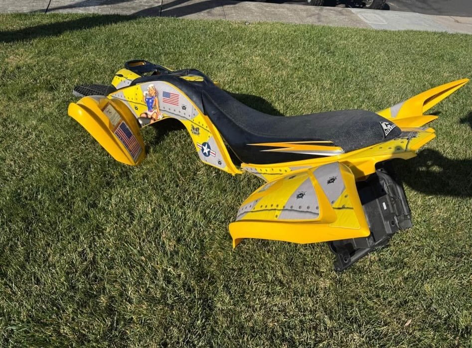 Yamaha Raptor 700 Complete OEM Plastics Kit with Graphic Kit and Seat - Image 4