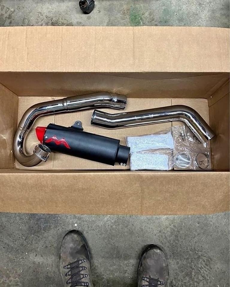 Brand New Monster Exhaust for Yamaha Raptor 700R - Orange