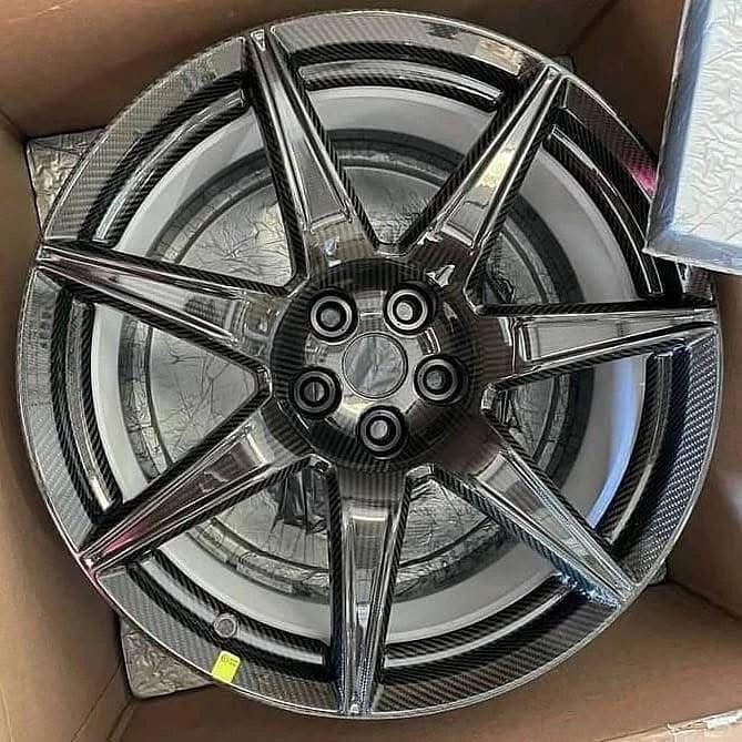 Ford Mustang GT500 Carbon Fiber Wheels Set