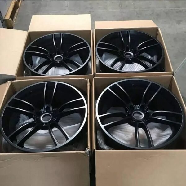 Ford Mustang 19x10/19x11 Matte Black Replica Wheels Set