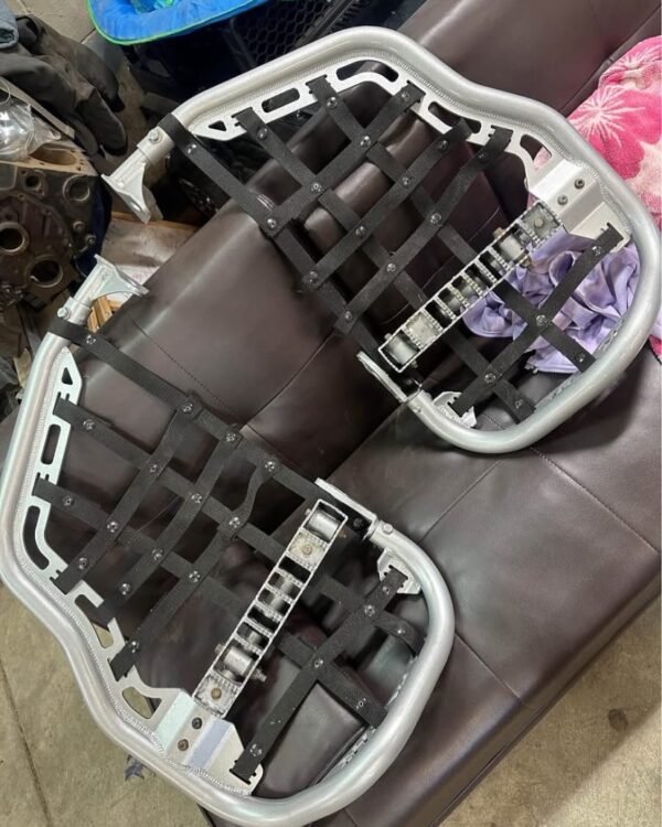 Houser Nerf Bars Silver Powder Coat for Yamaha YFZ450R