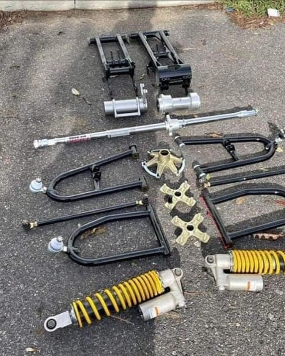 Yamaha YFZ 450 Limited Edition Yellow Front Shocks - Image 5