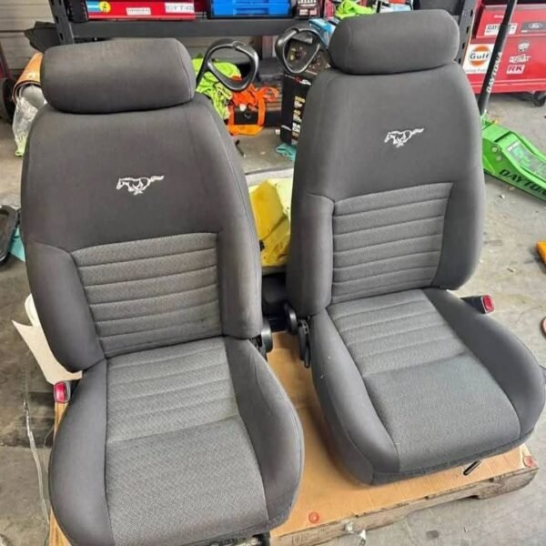 Ford Mustang 99-04 Charcoal Cloth Seats Front and Rear