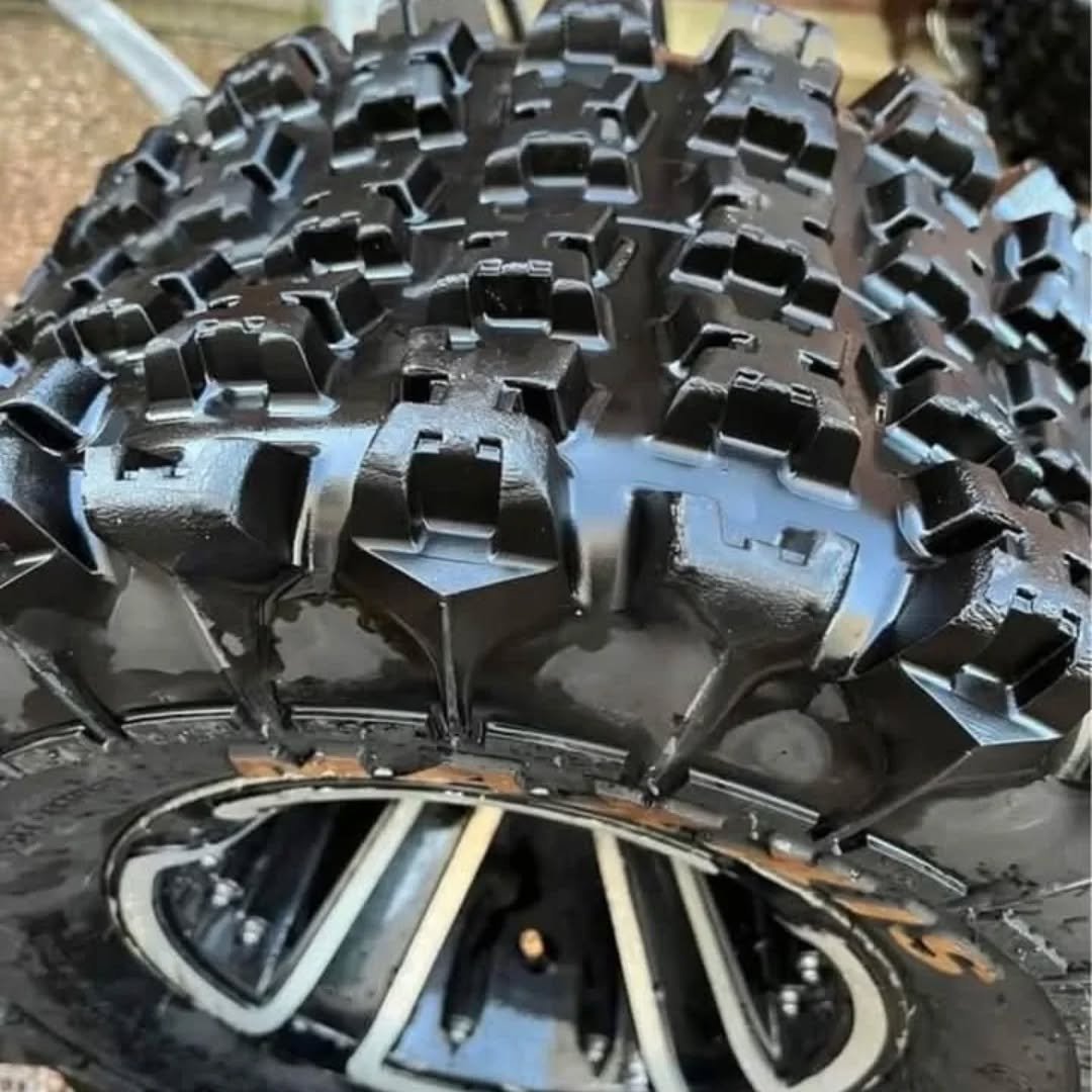 Yamaha Raptor Alloy Wheels with Off-Road Tires - Image 3