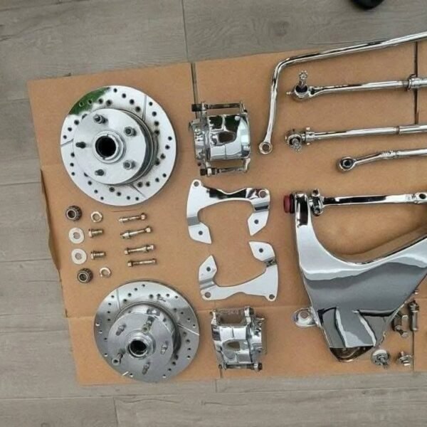 Ford Mustang Chrome Front Suspension and Disk Brake Kit