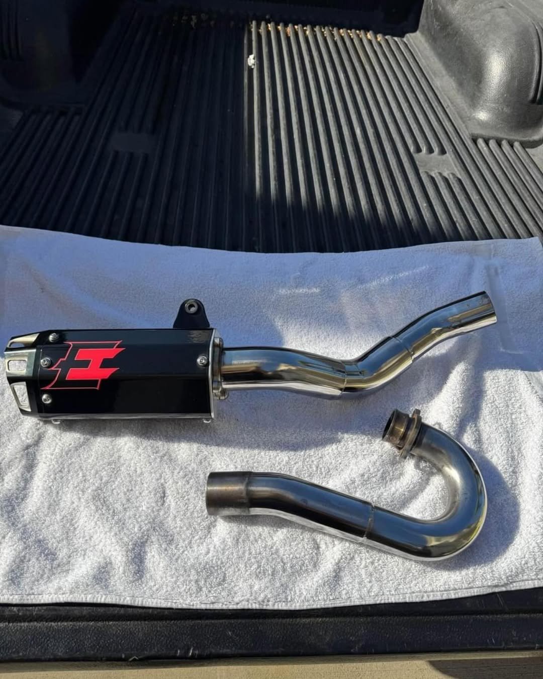 Empire Big Bore Shorty Exhaust for Yamaha YFZ 450