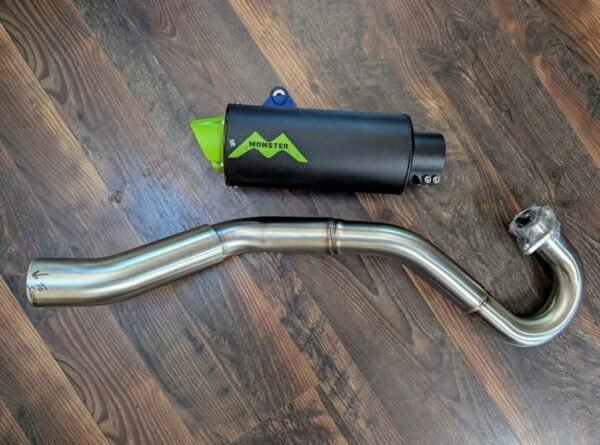Monster Pipe Shorty Big Bore Exhaust System for 2023-2025 Yamaha YFZ450R SE