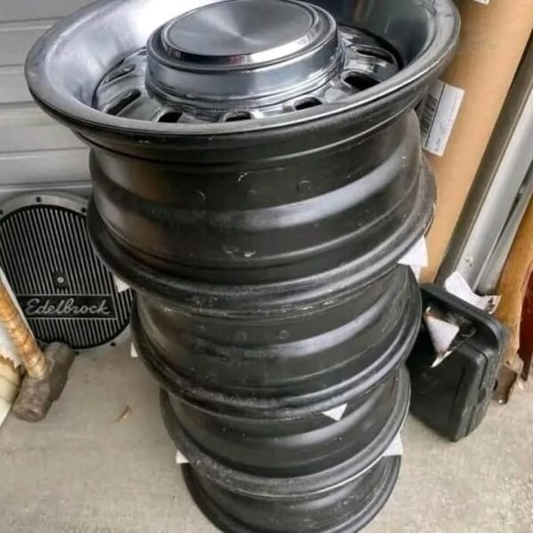 1969 Ford Mustang Mach 1 GT Wheels with Caps and Rings