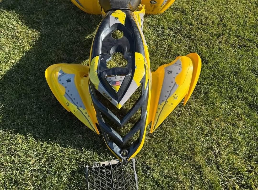 Yamaha Raptor 700 Complete OEM Plastics Kit with Graphic Kit and Seat - Image 2