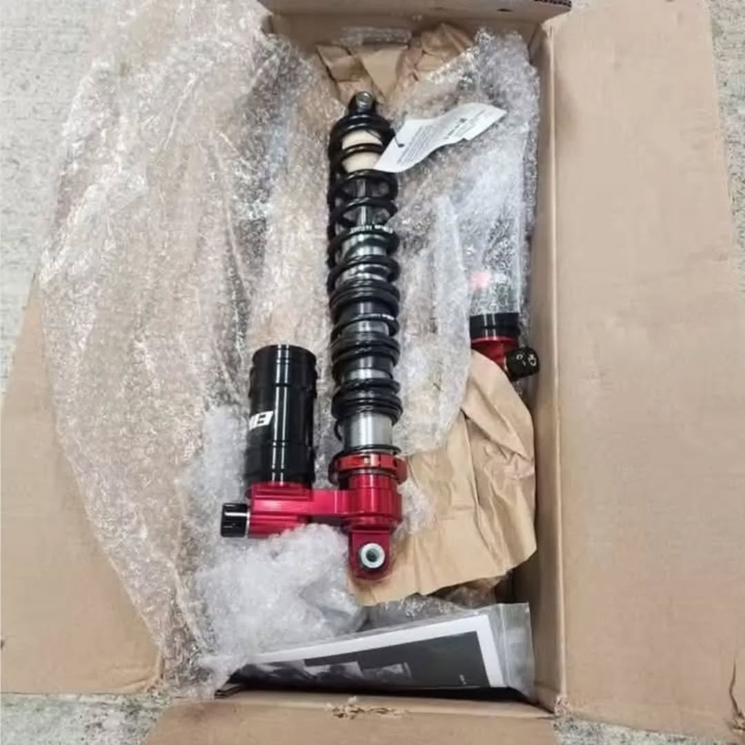 Lonestar Racing +3 Elka Long Travel Suspension Kit DC-4 Legacy with Matching Steering Stem - Candy Apple Red - Image 3