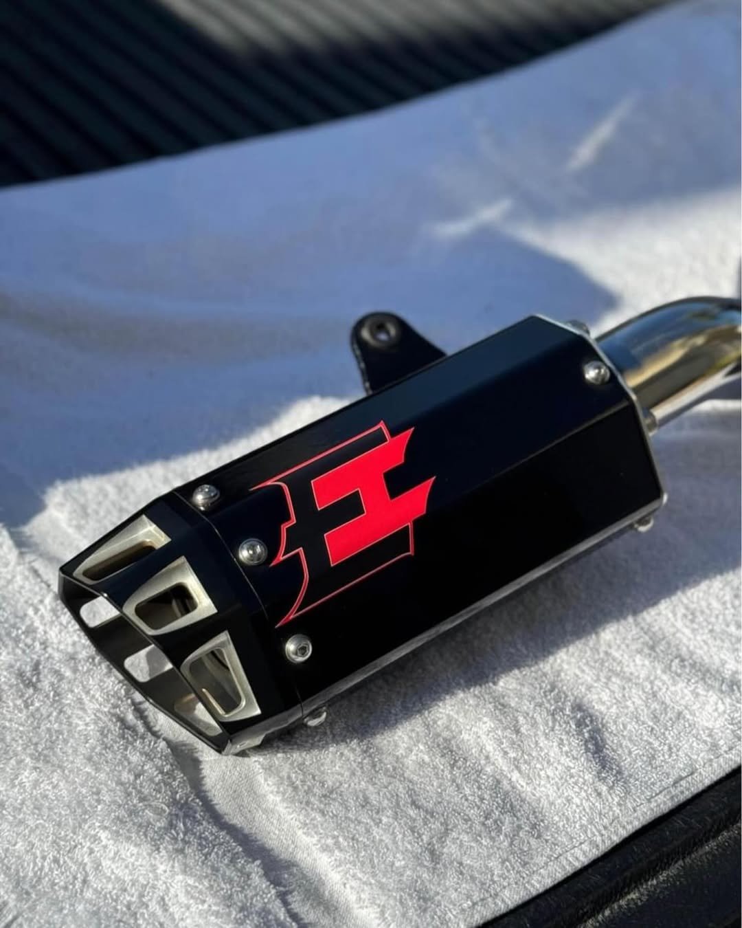 Empire Big Bore Shorty Exhaust for Yamaha YFZ 450 - Image 2