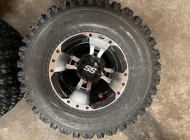 Yamaha Raptor 700R Alloy Wheels and Tires Set - Image 4