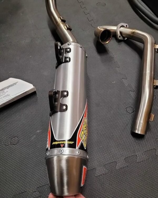 Pro Circuit T-6 Stainless Single Exhaust System for Yamaha Raptor 700R (2015-2023)