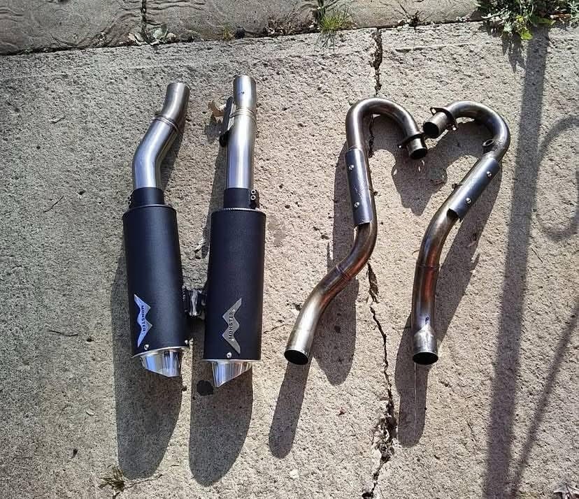 Dual Monster Exhaust for Yamaha YFZ and Raptor