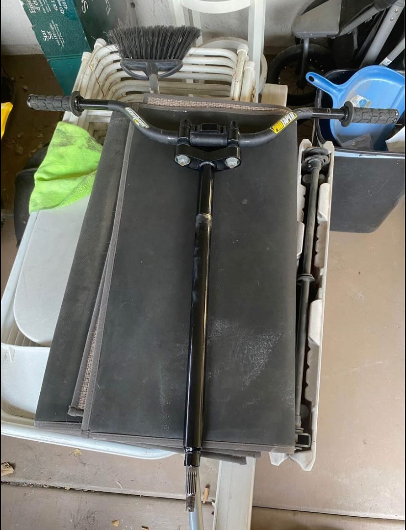 Fireball Racing +1 Stem with ProTaper Contour Bars and ODI Grips for Yamaha YFZ 2004-2008