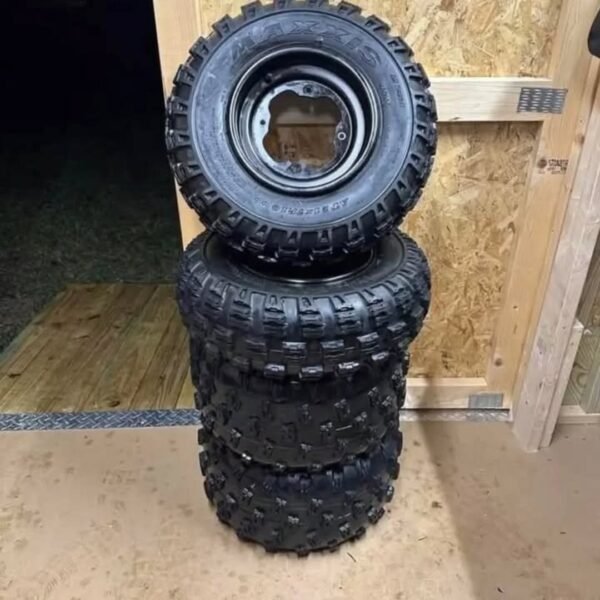 YFZ450R Stock Take-Off Maxxis Tires Set - Front 21x7x10, Rear 20x10x9