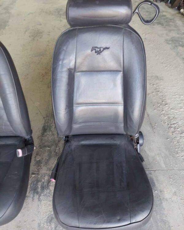 1999-2004 Ford Mustang Black Leather Seats