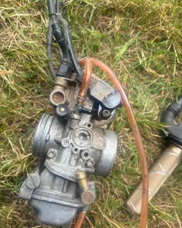 2009 Yamaha Raptor 250 Carburetor and Throttle Cables with New Metal Tube