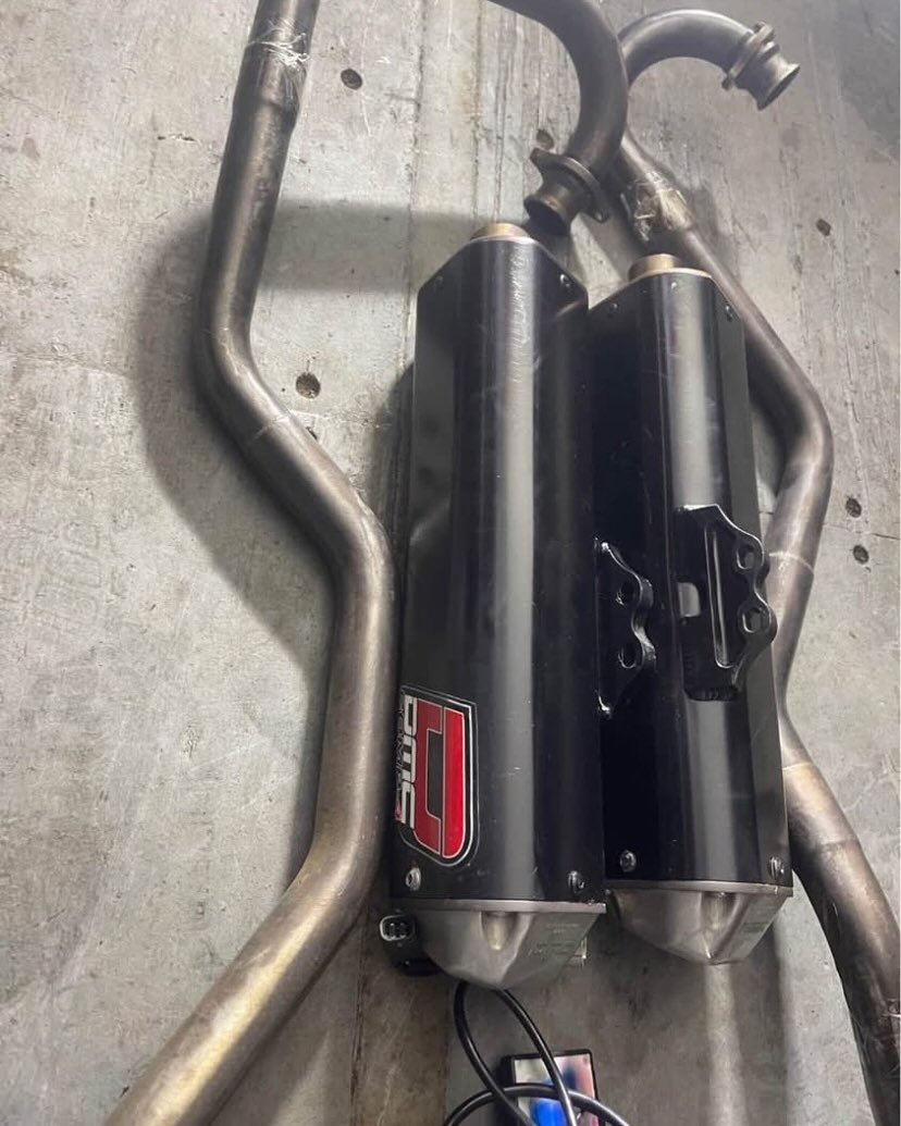 Yamaha Raptor 700 DMC Comp 4 Exhaust & Power Commander Complete Kit - Image 2