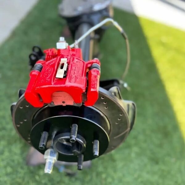 Ford Mustang Braided Brake Lines with Extended Lug Nuts