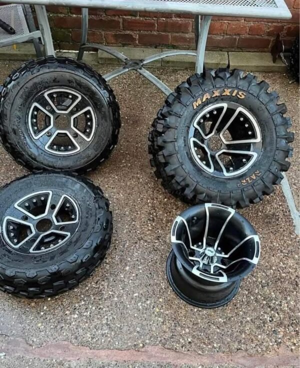 Yamaha Raptor Alloy Wheels with Off-Road Tires
